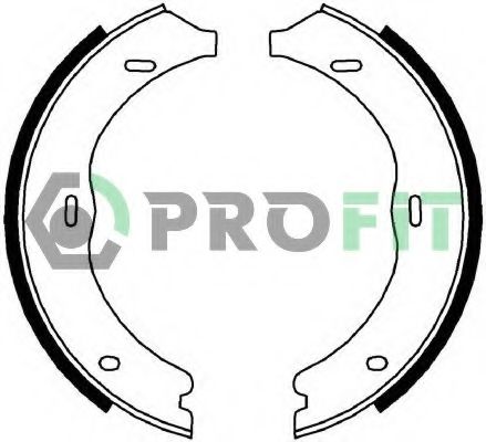 Тормозные колодки барабанные PROFIT 5001-4003