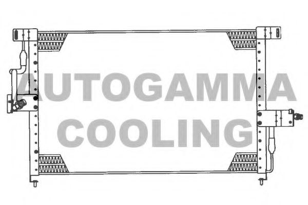 Радиатор кондиционера autogamma 101711