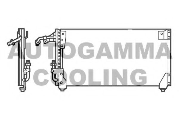 Радиатор кондиционера autogamma 102649