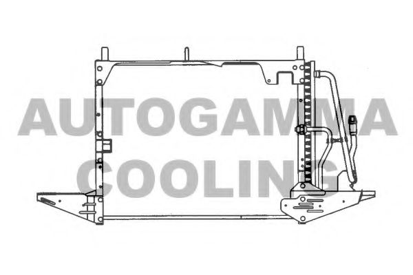 Радиатор кондиционера FORD 1018386