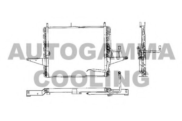 Радиатор кондиционера autogamma 102654