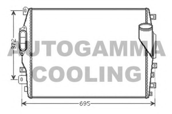Интеркулер autogamma 104965