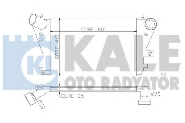 Интеркулер KALE Oto Radyator 342100