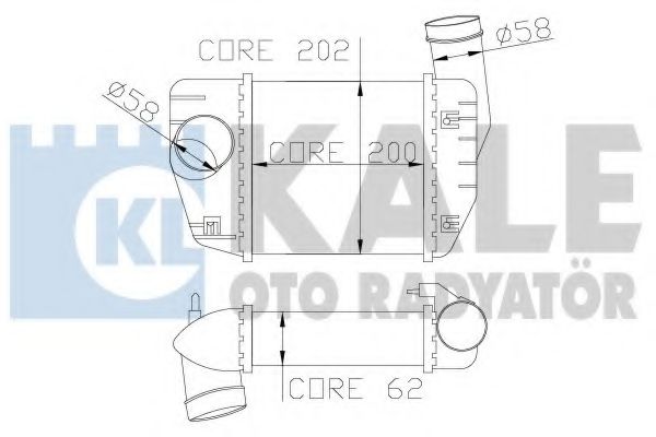 Интеркулер KALE Oto Radyator 342200