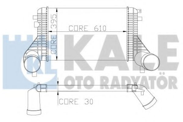 Интеркулер KALE Oto Radyator 342900