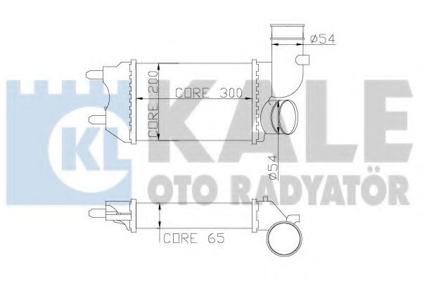 Интеркулер KALE Oto Radyator 343500