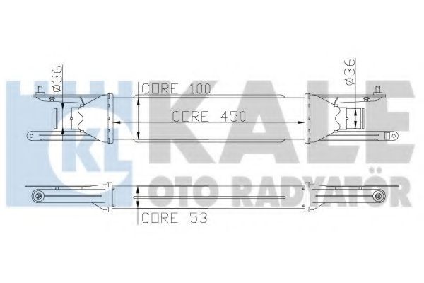 Интеркулер KALE Oto Radyator 345400
