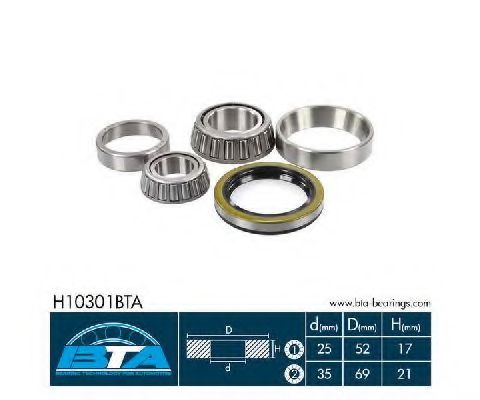 Подшипник ступицы BTA H10301BTA