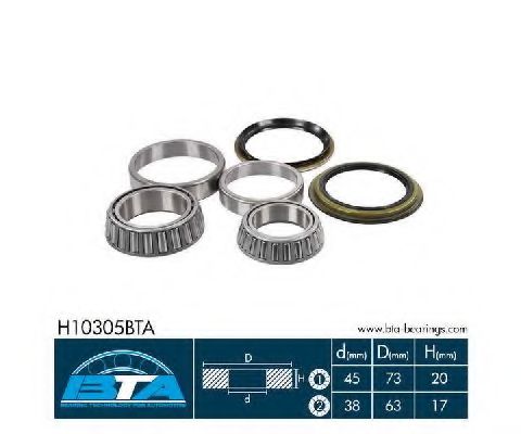 Подшипник ступицы BTA H10305BTA