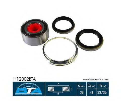 Подшипник ступицы BTA H12002BTA