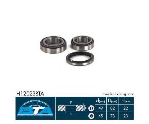 Подшипник ступицы BTA H12023BTA