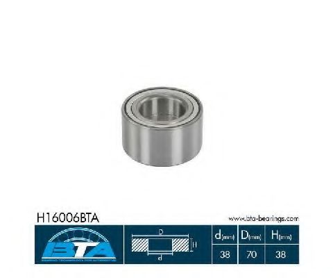 Подшипник ступицы BTA H16006BTA