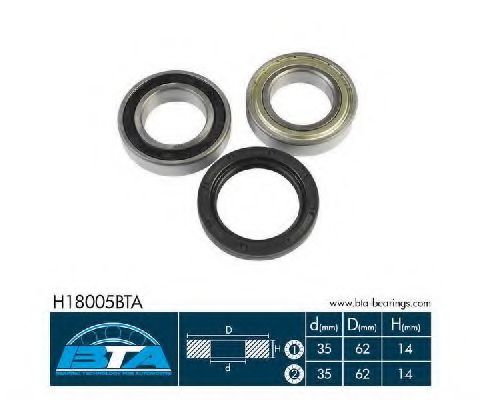 Подшипник ступицы BTA H18005BTA