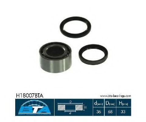 Подшипник ступицы BTA H18007BTA