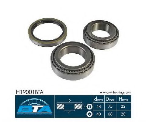 Подшипник ступицы BTA H19001BTA