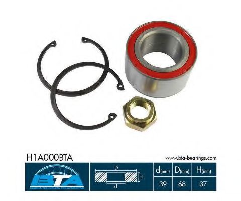 Подшипник ступицы BTA H1A000BTA