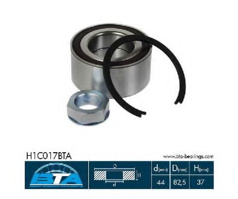 Подшипник ступицы BTA H1C017BTA
