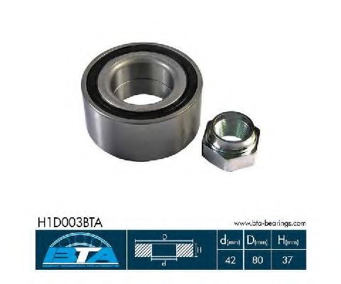 Подшипник ступицы BTA H1D003BTA