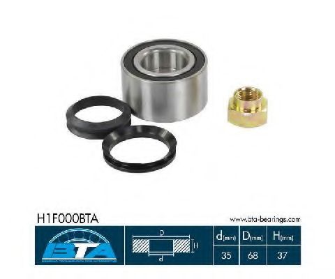Подшипник ступицы BTA H1F000BTA