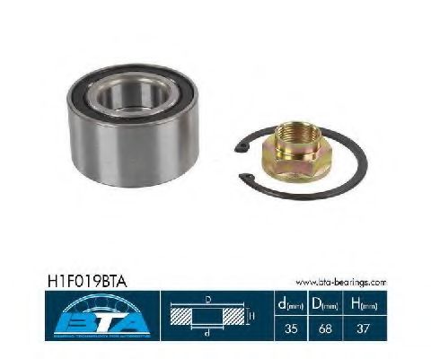 Подшипник ступицы BTA H1F019BTA