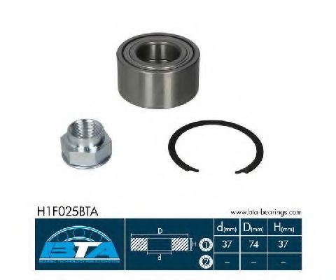 Подшипник ступицы BTA H1F025BTA