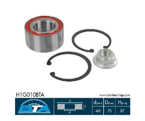 Подшипник ступицы BTA H1G010BTA