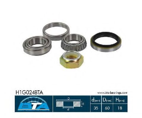 Подшипник ступицы BTA H1G024BTA
