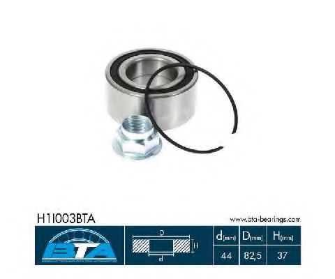 Подшипник ступицы BTA H1I003BTA