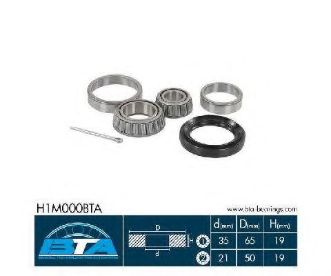 Подшипник ступицы BTA H1M000BTA
