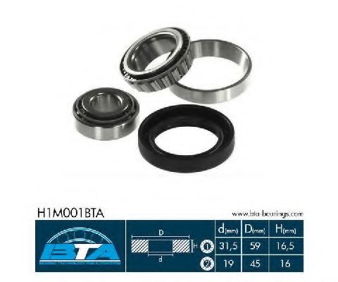 Подшипник ступицы BTA H1M001BTA