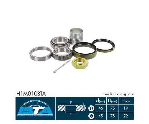 Подшипник ступицы BTA H1M010BTA