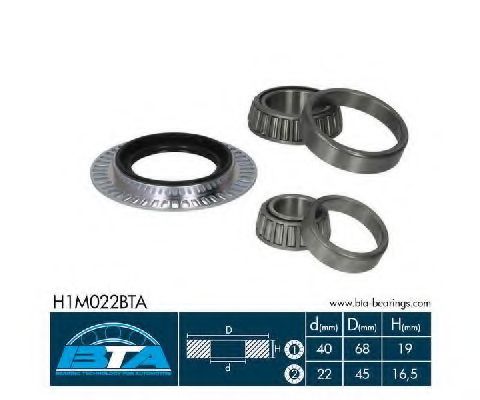 Подшипник ступицы BTA H1M022BTA