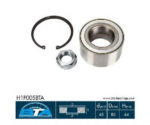 Подшипник ступицы BTA H1P005BTA