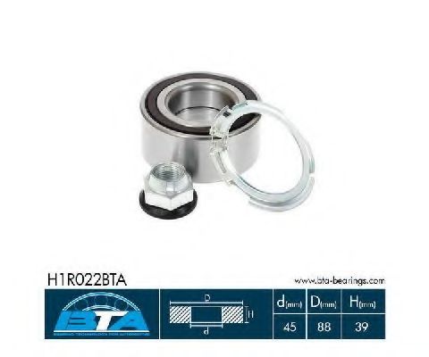 Подшипник ступицы BTA H1R022BTA