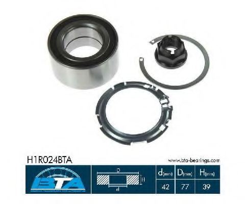 Подшипник ступицы BTA H1R024BTA