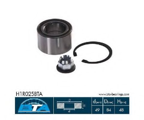 Подшипник ступицы BTA H1R025BTA