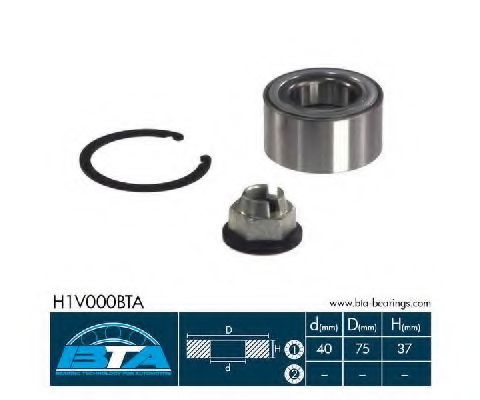 Подшипник ступицы BTA H1V000BTA