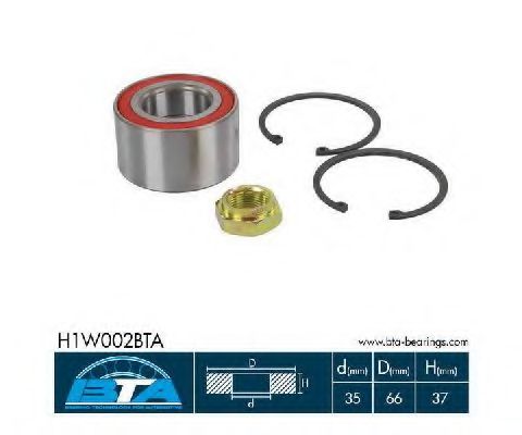 Подшипник ступицы BTA H1W002BTA