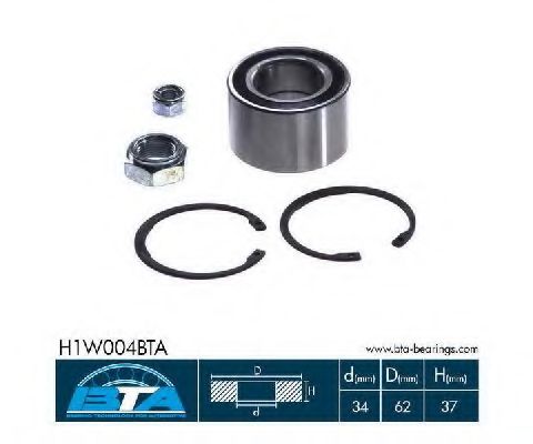 Подшипник ступицы BTA H1W004BTA