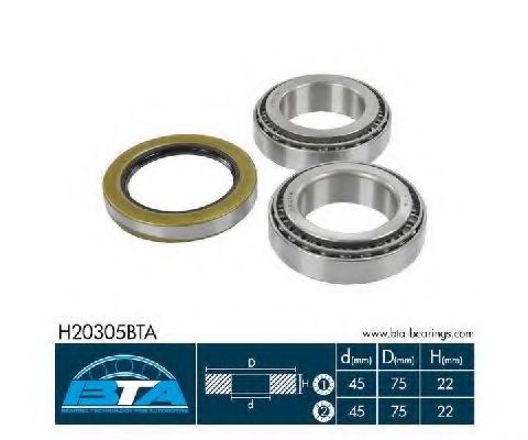 Подшипник ступицы BTA H20305BTA