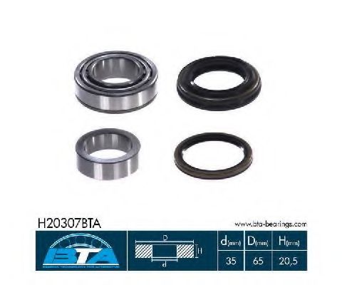Подшипник ступицы BTA H20307BTA