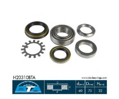 Подшипник ступицы BTA H20310BTA