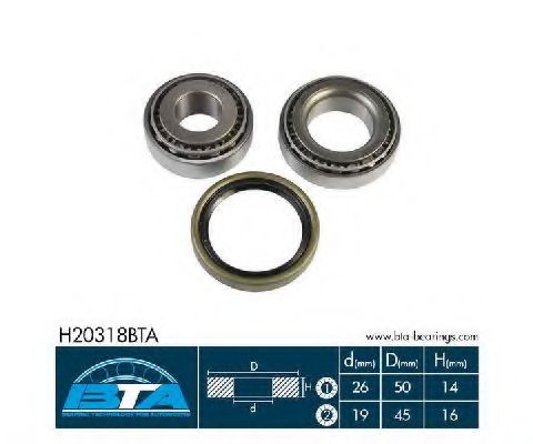 Подшипник ступицы BTA H20318BTA