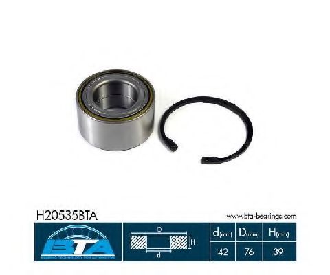 Подшипник ступицы BTA H20535BTA