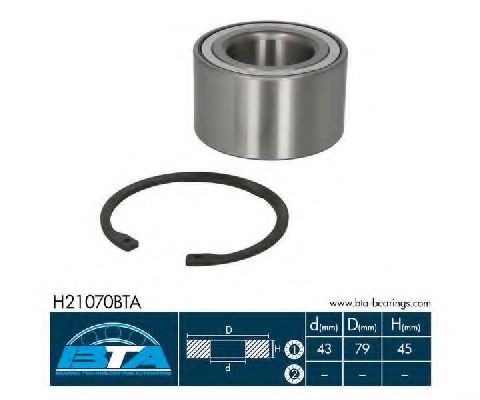Подшипник ступицы BTA H21070BTA