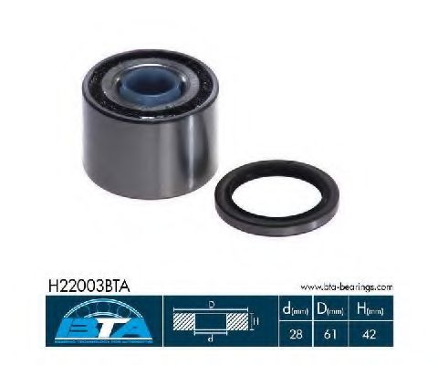 Подшипник ступицы BTA H22003BTA
