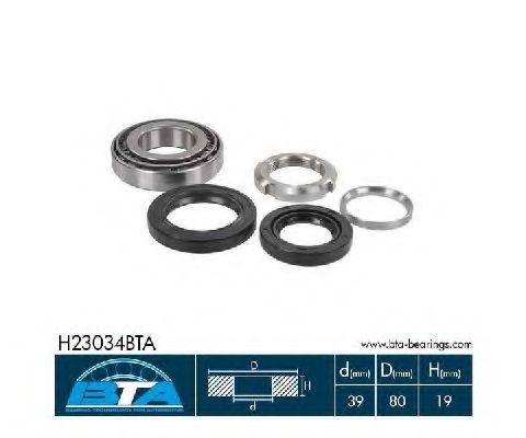 Подшипник ступицы BTA H23034BTA