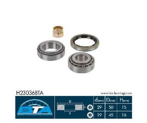 Подшипник ступицы BTA H23036BTA