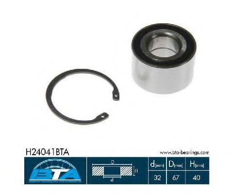 Подшипник ступицы BTA H24041BTA