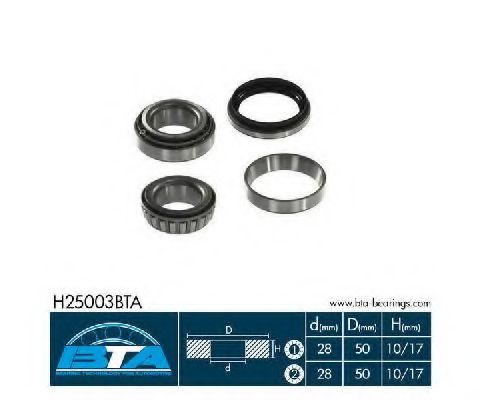 Подшипник ступицы BTA H25003BTA